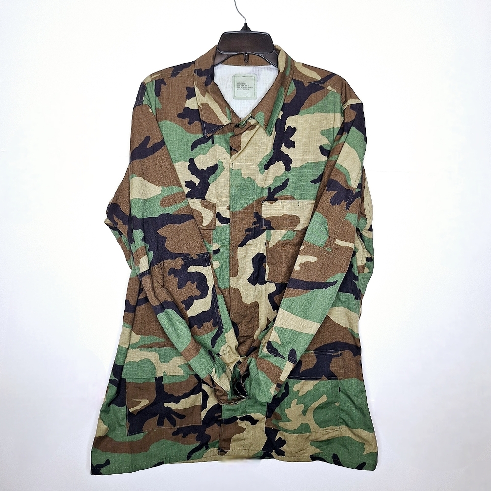 American Apparel Inc., brand "Woodland camouflage pattern" Military style jacket